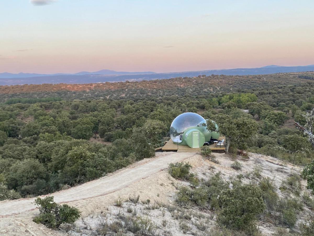 Eco-Lodge En La Reserva Privada Campanarios De Azaba - Proyecto De Conservacion Espeja Екстер'єр фото