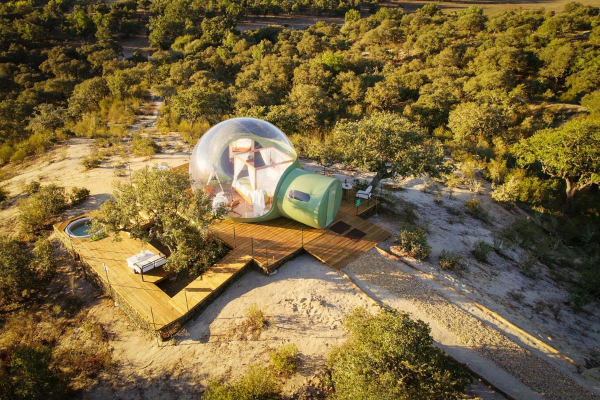 Eco-Lodge En La Reserva Privada Campanarios De Azaba - Proyecto De Conservacion Espeja Екстер'єр фото